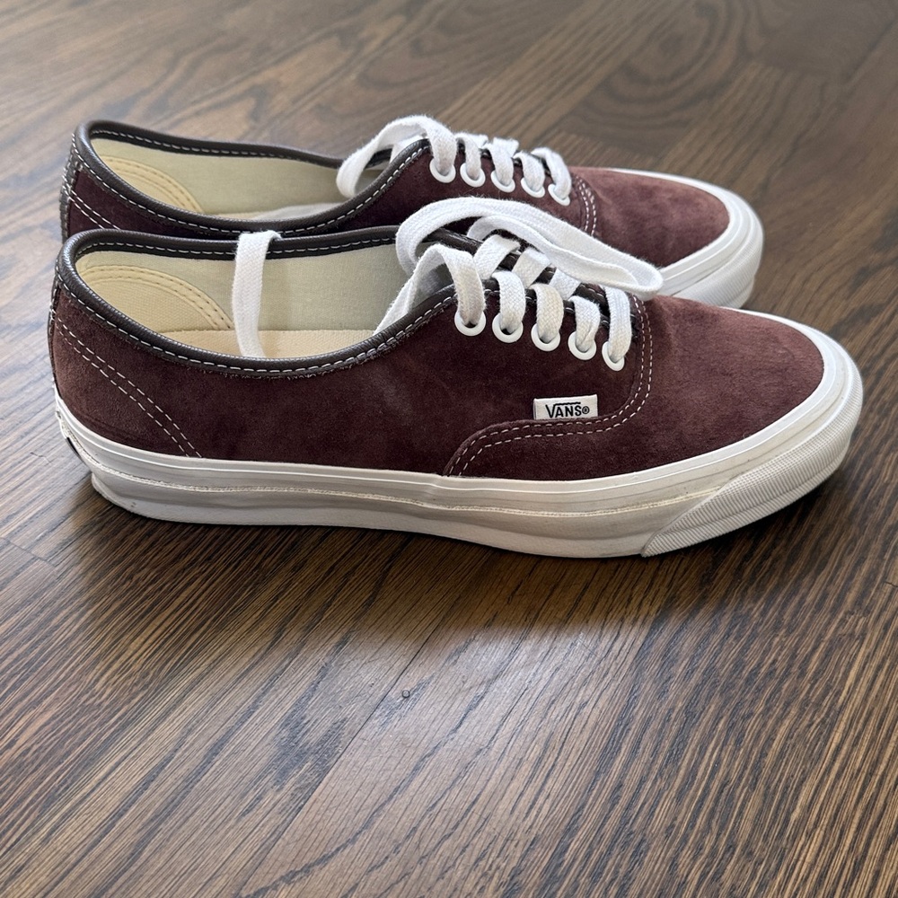 Brown suede Vans sz 9 - Picture 3 of 4